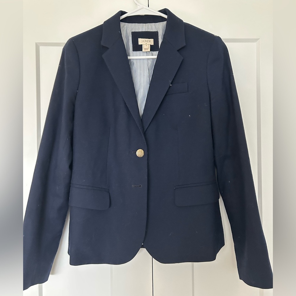 J.Crew Classic Navy Blazer - Picture 3 of 4